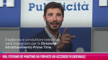 VIDEO Rai, Stefano De Martino firma un accordo pluriennale