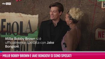VIDEO Millie Bobby Brown e Jake Bongiovi si sono sposati