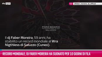 VIDEO Record Mondiale, dj Faber Moreira ha suonato 10 giorni