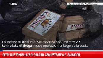 Oltre due tonnellate di cocaina sequestrate a El Salvador