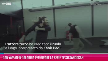 VIDEO Can Yaman in Calabria per girare la serie-tv Sandokan