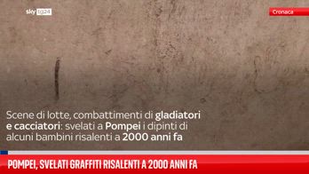 Pompei, svelati graffiti risalenti a 2000 anni fa