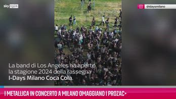 VIDEO I Metallica in concerto a Milano omaggiano i Prozac+