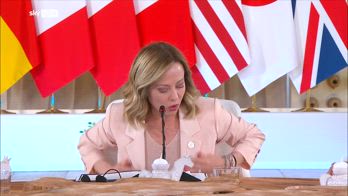 G7, Meloni: parleremo delle crisi da Ucraina a Medio Oriente
