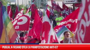 Manifestazione anti-G7 a Fasano