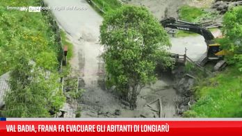 Frana in Val Badia, evacuate 56 case e 146 persone