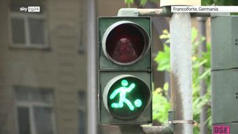 Euro2024, a Francoforte anche i semafori giocano a calcio