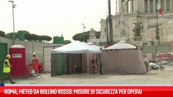 Roma, meteo da bollino rosso: misure di sicurezza per operai