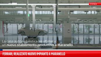 A Maranello nasce l'e-building Ferrari, nuovo impianto produttivo