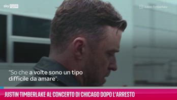 VIDEO Justin Timberlake, concerto di Chicago dopo lâarresto