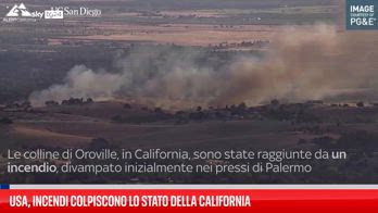 Usa, incendi colpiscono lo Stato della California