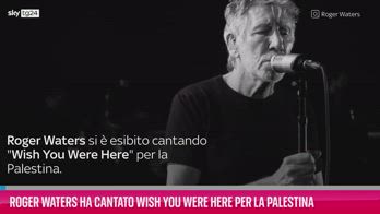 VIDEO Roger Waters canta Wish You Were Here per la Palestina