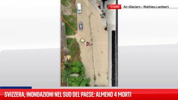 Svizzera, 4 morti e 2 dispersi in seguito a frane e inondazioni in Ticino