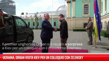 Ucraina, Orban visita Kiev per un colloquio con Zelensky