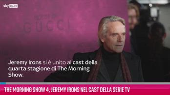 VIDEO The Morning Show 4, Jeremy Irons nel cast della serie