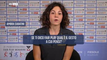 Il valore dello sport, intervista ad Ambra Sabatini