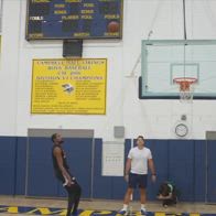 NBA, Kevin Durant si allena con Jabari Smith Jr.