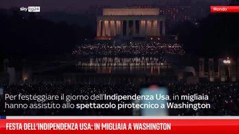 Festa dell’Indipendenza Usa: in migliaia a Washington