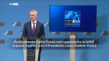 Orban a Mosca, Stoltenberg: premier ungherese non rappresenta la Nato
