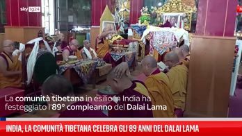 La comunità tibetana celebra il compleanno del Dalai Lama
