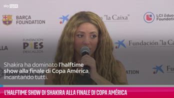 VIDEO L'halftime show di Shakira alla finale di Copa América