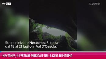 VIDEO Nextones, il festival musicale nella cava di marmo