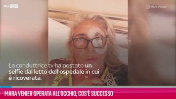 VIDEO Mara Venier operata all'occhio, cos'è successo