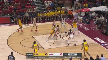 NBA Summer League: Bronny James segna 12 punti vs. Atlanta