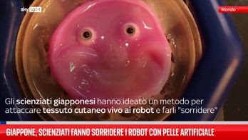 Giappone, i robot sorridono grazie alla pelle artificiale