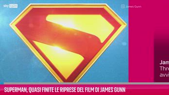 VIDEO Superman, quasi finite le riprese del film