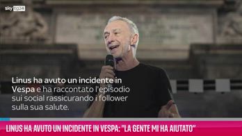 VIDEO Linus e l'incidente in Vespa:"La gente mi ha aiutato”