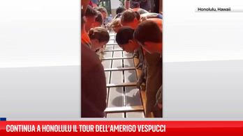 Continua il tour dell'Amerigo Vespucci: arrivata a Honolulu