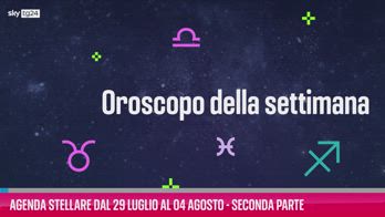 VIDEO Agenda stellare dal 29luglio al 4agosto-Seconda parte