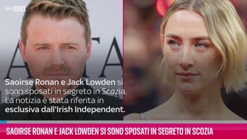 VIDEO Saoirse Ronan e Jack Lowden si sono sposati