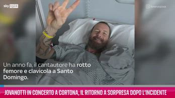 VIDEO Jovanotti in concerto, il ritorno dopo l'incidente