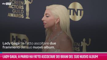 VIDEO Lady Gaga, a Parigi fa ascoltare brani del nuovo album