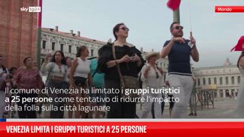 Venezia, residenti favorevoli a limitare gruppi turistici di 25 persone