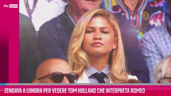 VIDEO Zendaya a Londra per Tom Holland che interpreta Romeo