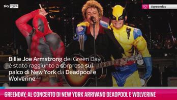 VIDEO GreenDay, al concerto arrivano Deadpool e Wolverine