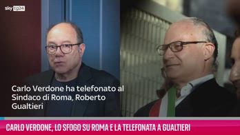 VIDEO Carlo Verdone: sfogo su Roma e telefonata a Gualtieri