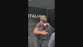 Olimpiadi, Tacchini e Casadei accolti da Rossi a Casa Itali