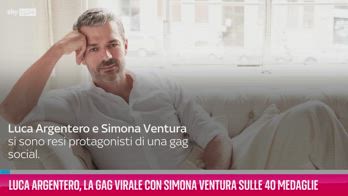 VIDEO Luca Argentero, la gag virale con Simona Ventura