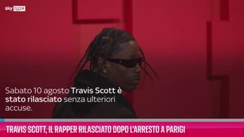 VIDEO Travis Scott rilasciato dopo l'arresto a Parigi