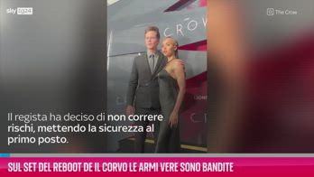 VIDEO Sul set del reboot de Il Corvo bandite le armi vere