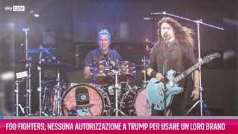 VIDEO Foo Fighters, nessuna autorizzazione a Trump