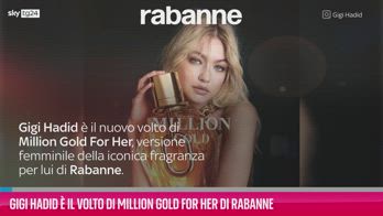 VIDEO Gigi Hadid volto di Million Gold For Her di Rabanne