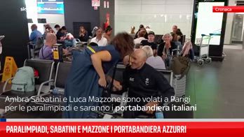 Paralimpiadi, gli Azzurri in partenza per Parigi