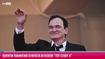 VIDEO Quentin Tarantino si rifiuta di vedere "Toy Story 4"