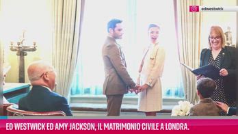 VIDEO Ed Westwick ed Amy Jackson, il matrimonio civile