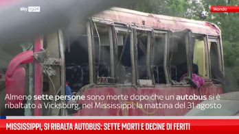 Mississippi, si ribalta autobus: 7 morti e decine di feriti